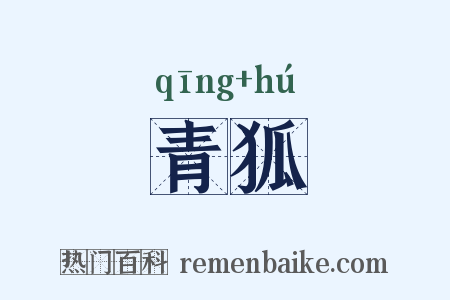 青狐是什么意思的图片
